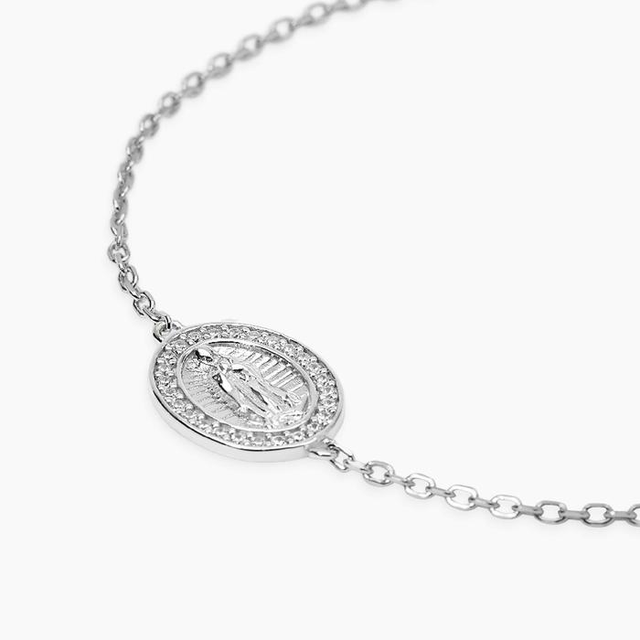 Bracciale in argento con Madonnina LADY MADONNA