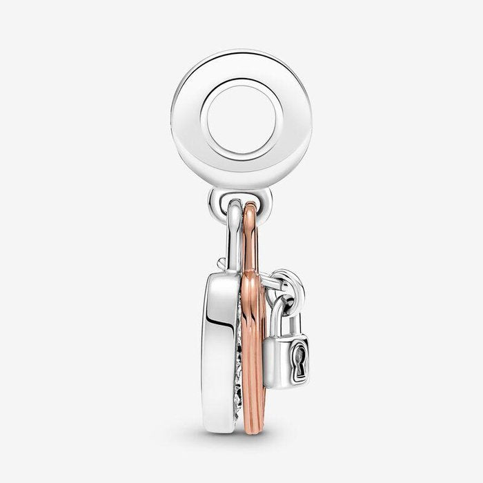 Padlock Pendant Charm "Together Always"
