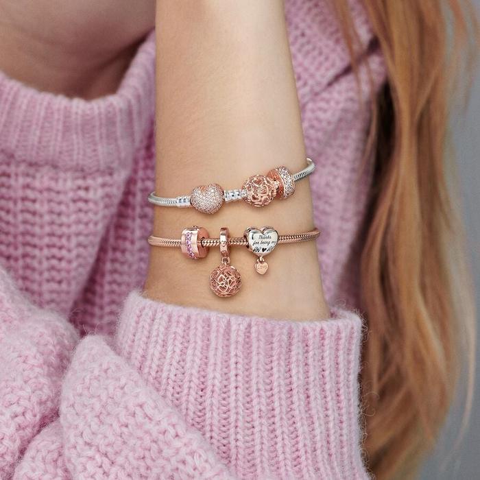 Charm Clip with pavé