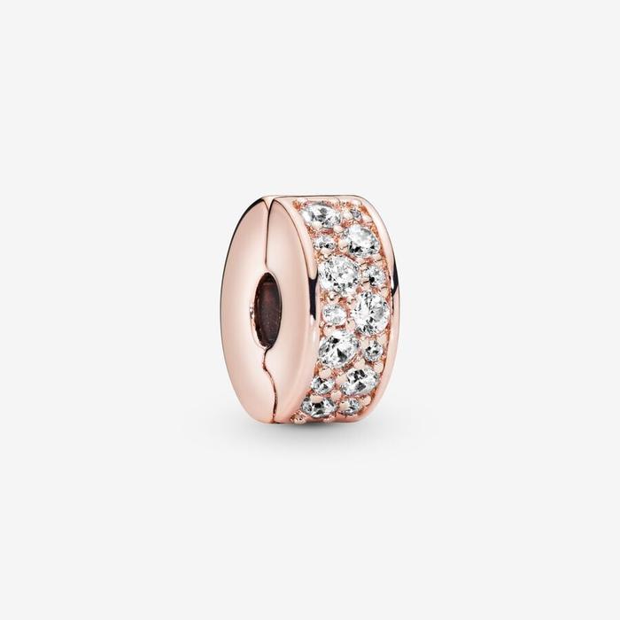 Charm Clip with pavé