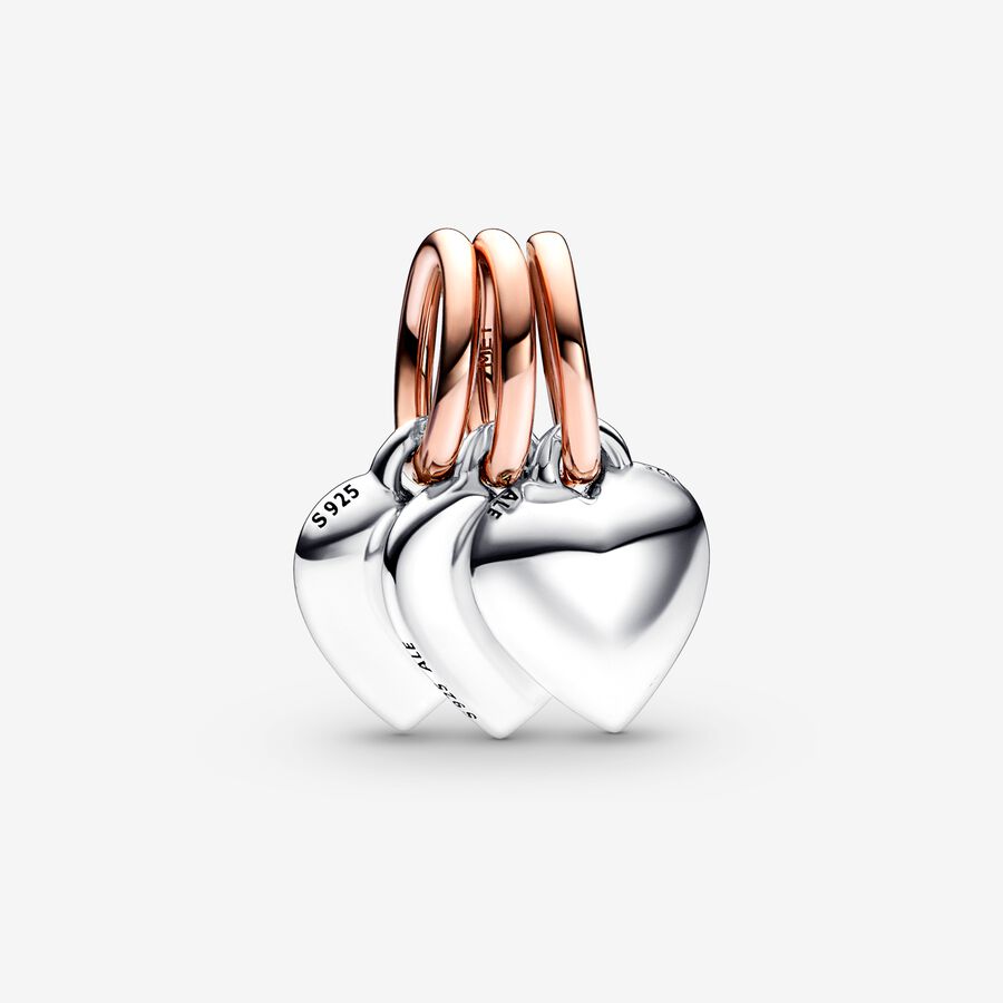 Pendentif grand-mère, mère et fille, breloque divisible