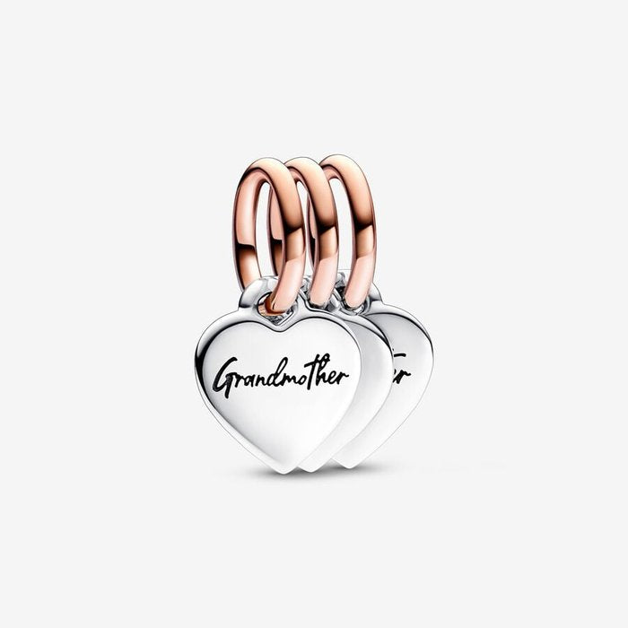 Pendentif grand-mère, mère et fille, breloque divisible