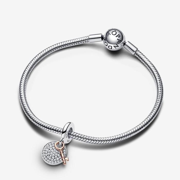 Charm Pendente Chiave Della Felicità