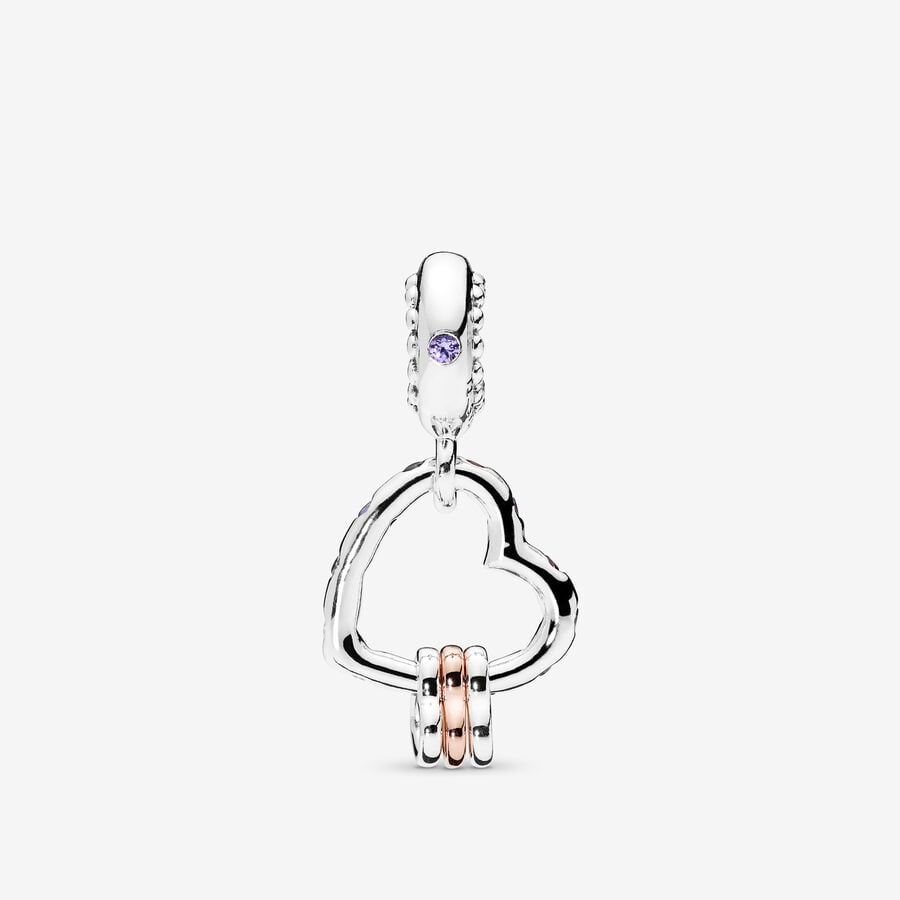 Pendentif Charm Union des Cœurs