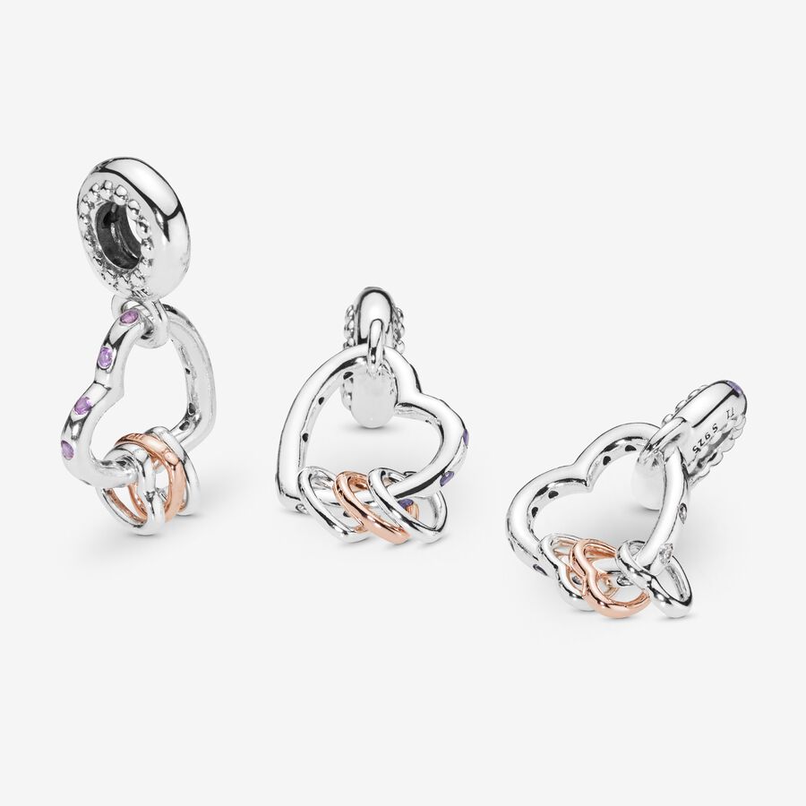 Pendentif Charm Union des Cœurs