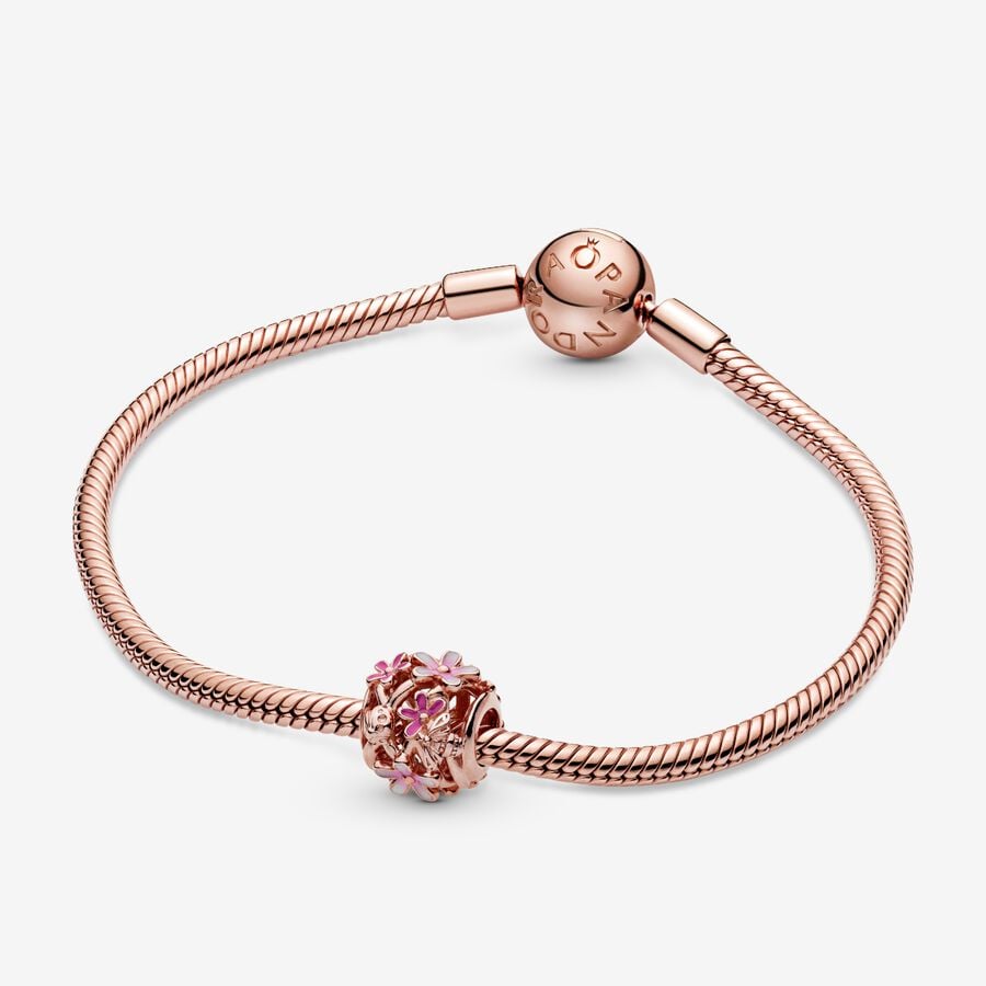 Charm Openwork Margherita Rosa