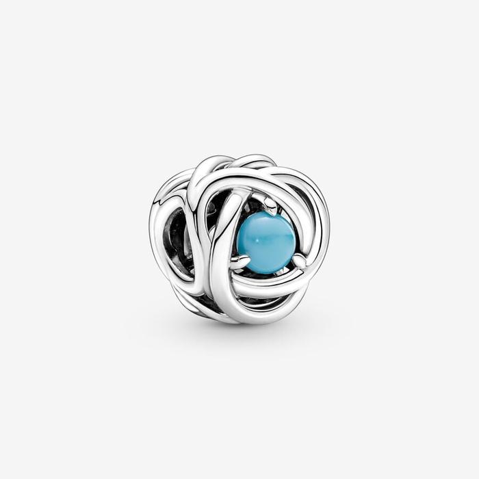 Charm Eternal Circle Turquoise December