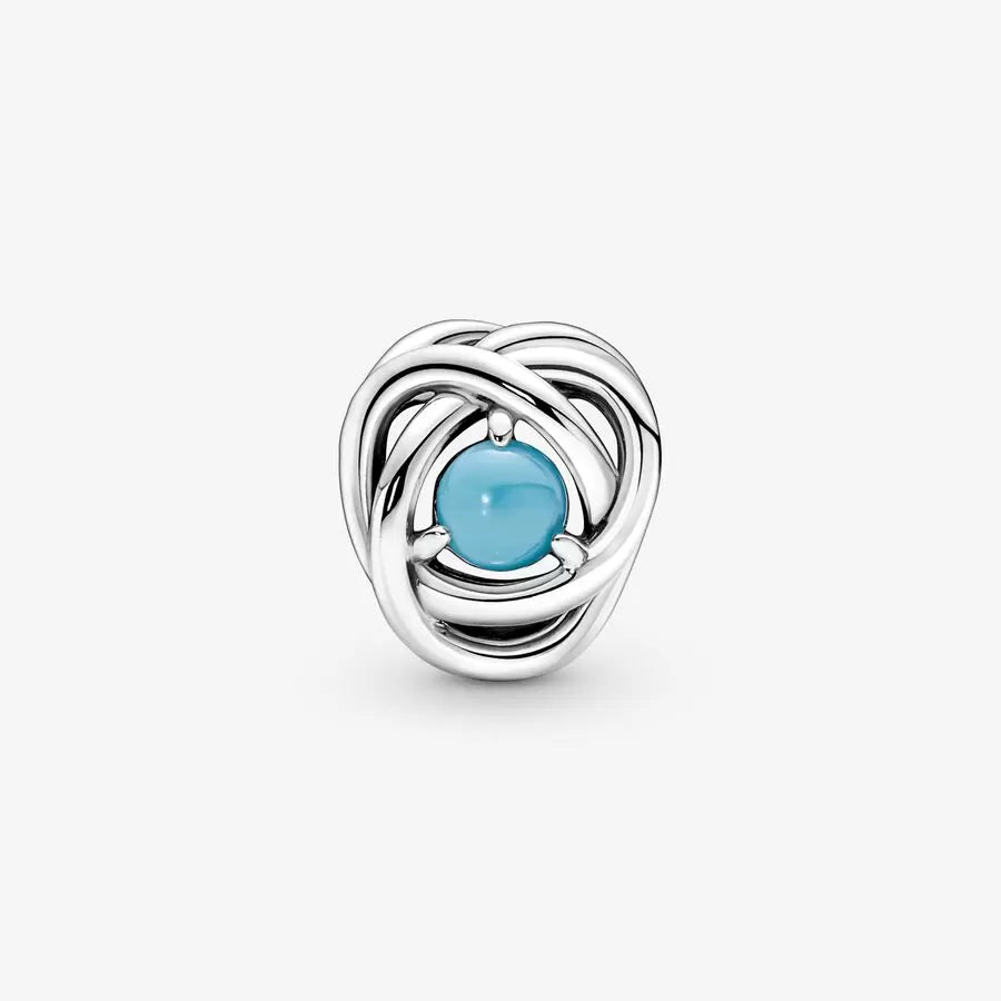 Charm Eternal Circle Turquoise December