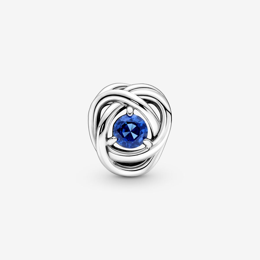 Charm Cerchio Eterno Blu Settembre