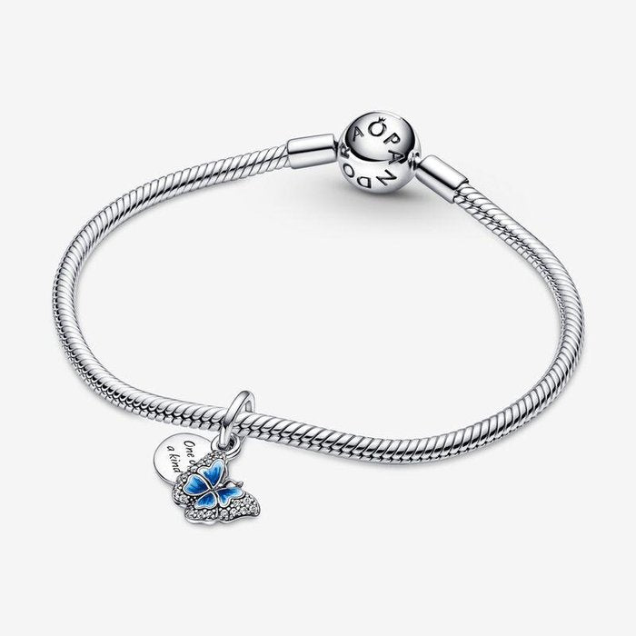 Blue Butterfly Pendant Charm
