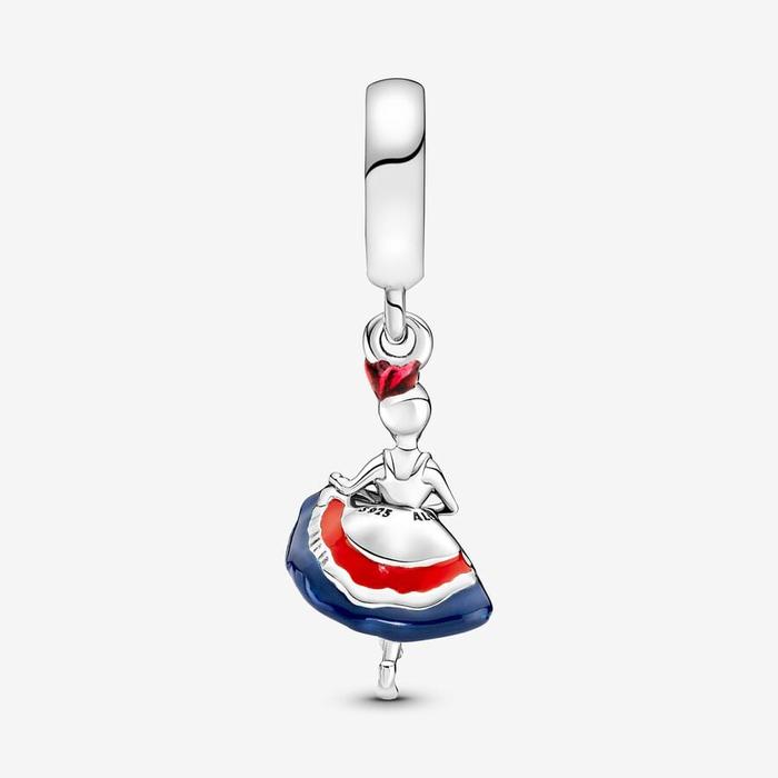 Pendentif Charm Danseuse de Cancan