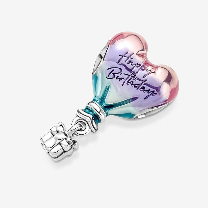 Hot Air Balloon Charm "Happy Birthday"