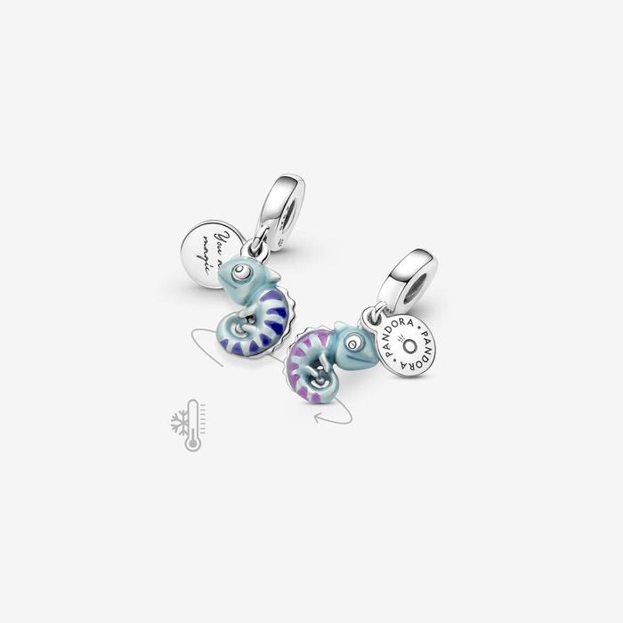 Charm Pendente Camaleonte Che Cambia Colore