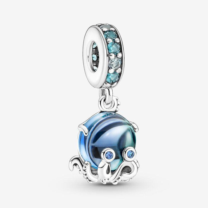 Pendentif pieuvre en verre de Murano