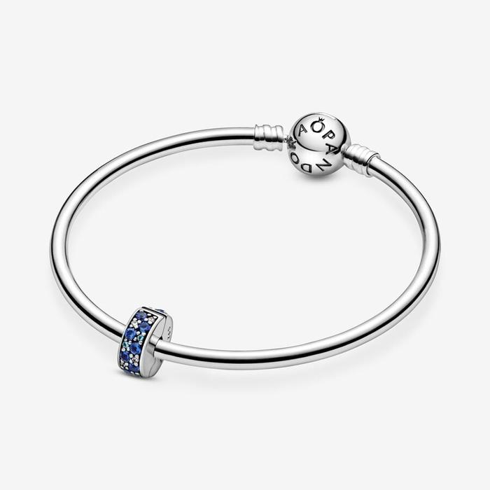 Clip mosaïque bleue