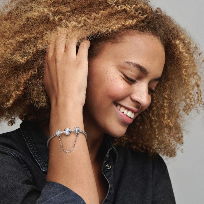 Charm Safety Chain with Logo