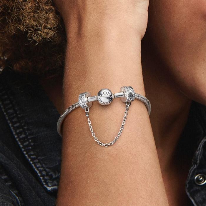 Charm Safety Chain with Logo