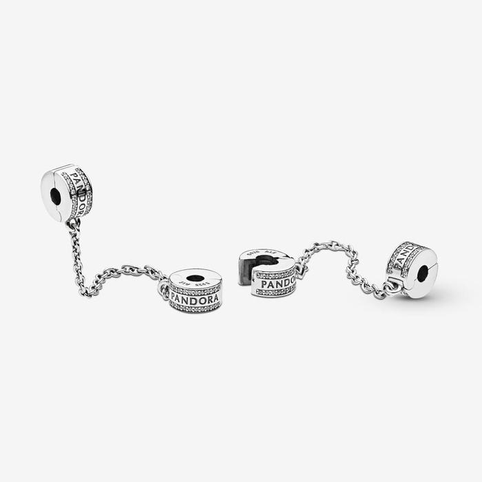 Charm Safety Chain with Logo