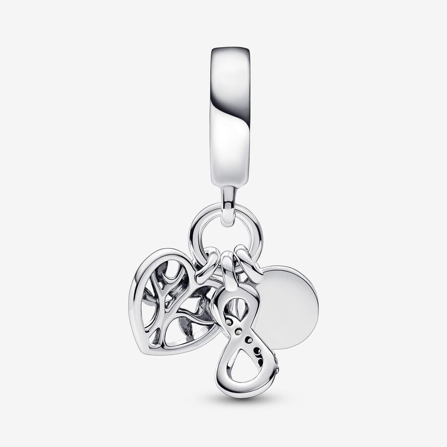 Charm Pendente Famiglia Per Sempre