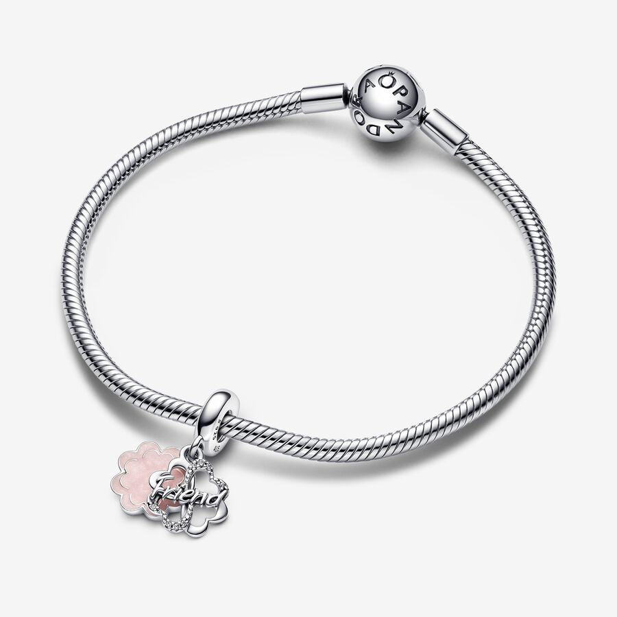 Friendship Four Leaf Clover Pendant Charm