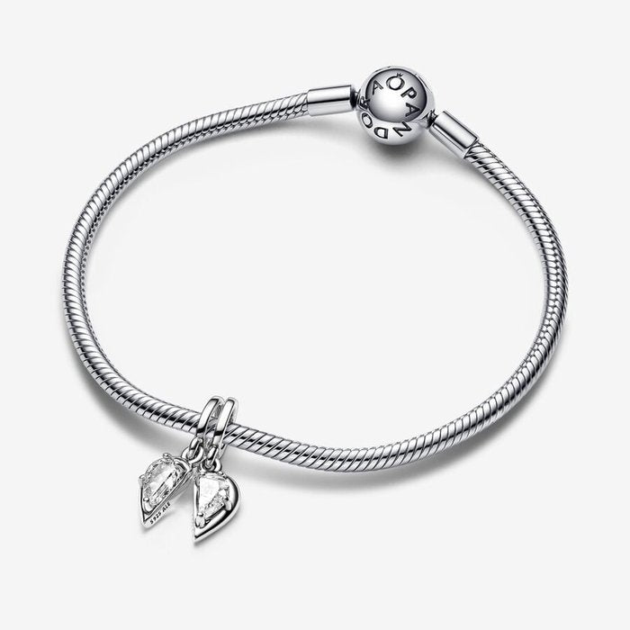Pendentif cœur maman et fille divisible