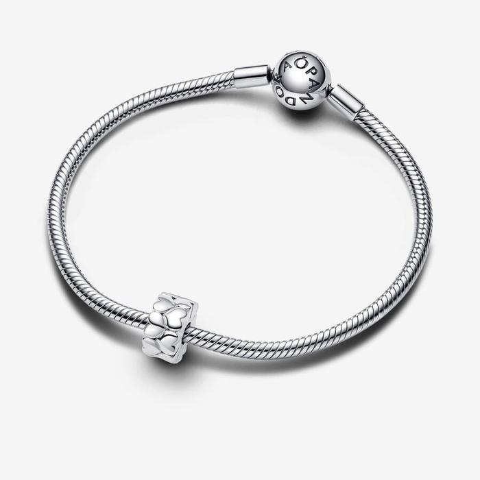 Charm Clip Cuori in Rilievo