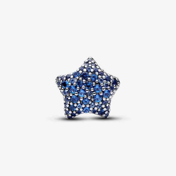 Blue Pavè Star Charm