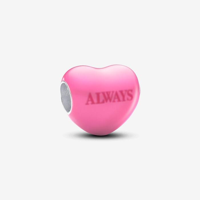 Color Changing Love Message Heart Charm