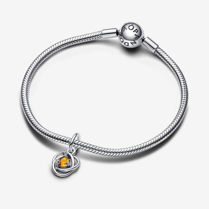 Charm Pendant Eternal Circle Honey November