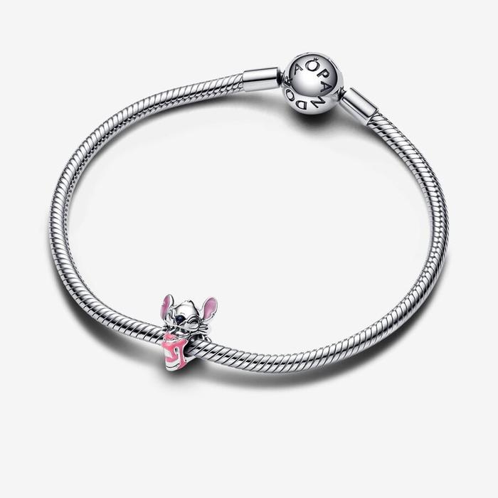 Charm Disney, Lilo & Stitch, Stitch con Torta di Compleanno