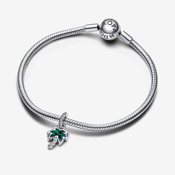 Pendentif Charm Palm Opale