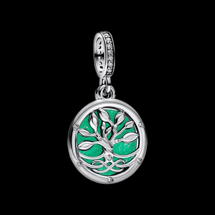 Pendentif arbre généalogique phosphorescent