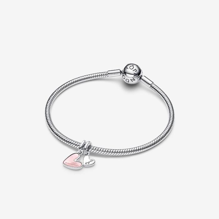 Charm Pendant Union of Hearts Mother and Daughter divisible