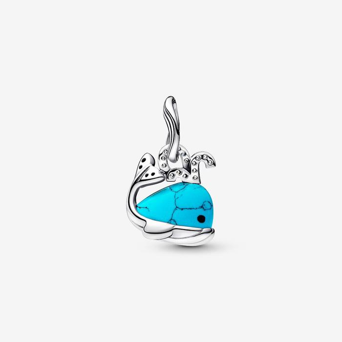 Charm Pendente Balena Turchese
