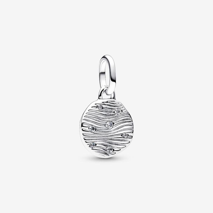 Charm Mini Medallion Onde da incidere Pandora ME