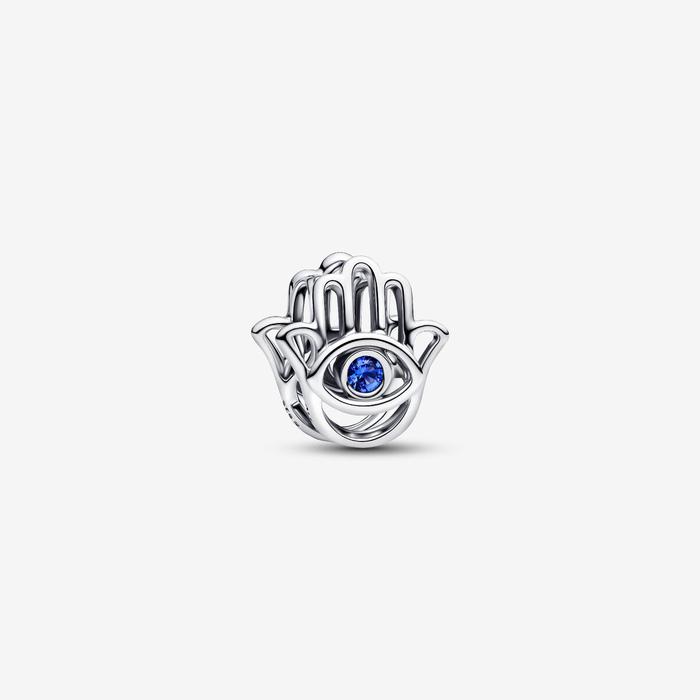Openwork Mano di Fatima Pietra Blu