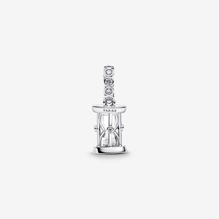 Charm Pendente Clessidra "Time is Precious"