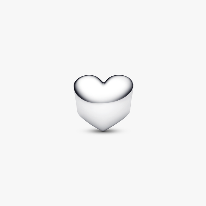 Charm Cuore con Pietra Verde Maggio da incidere