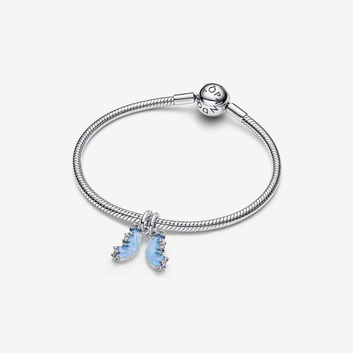 Charm Pendente Ali di Farfalla Divisibile