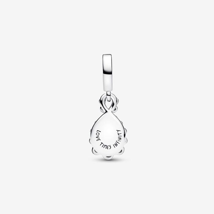 Charm Pendente Doppio Infinito Opalescente