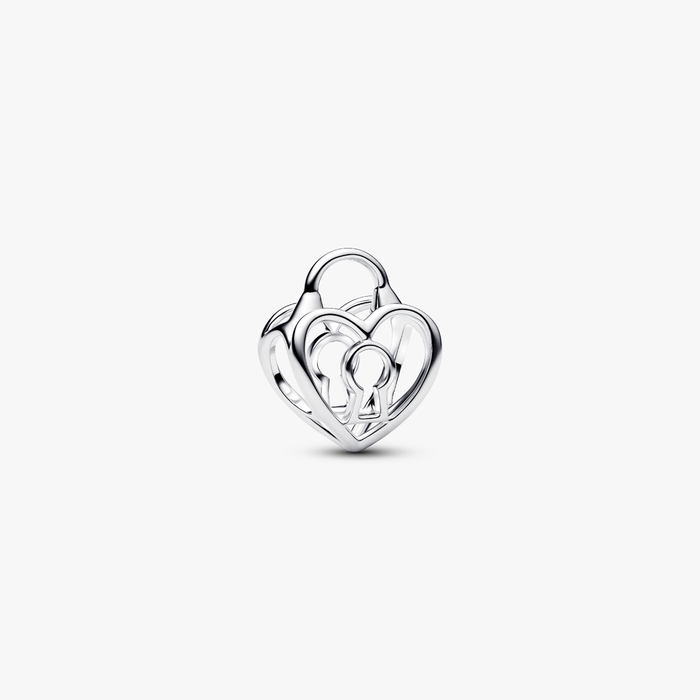 Charm Openwork Lucchetto Cuore