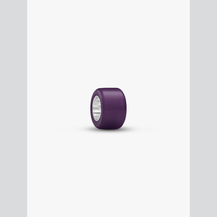 Mini Charm Vetro di Murano Viola