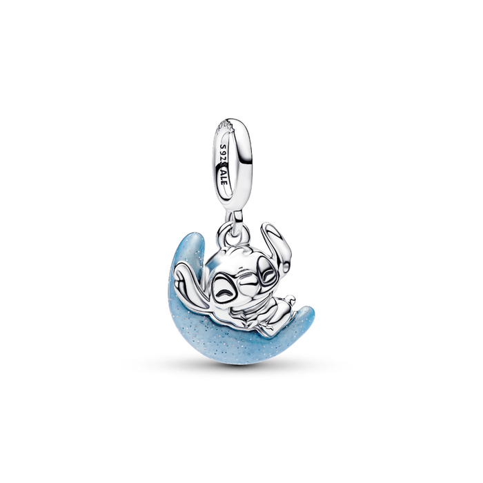 Charm Disney, Lilo & Stitch, Stitch sulla luna che si illumina al buio