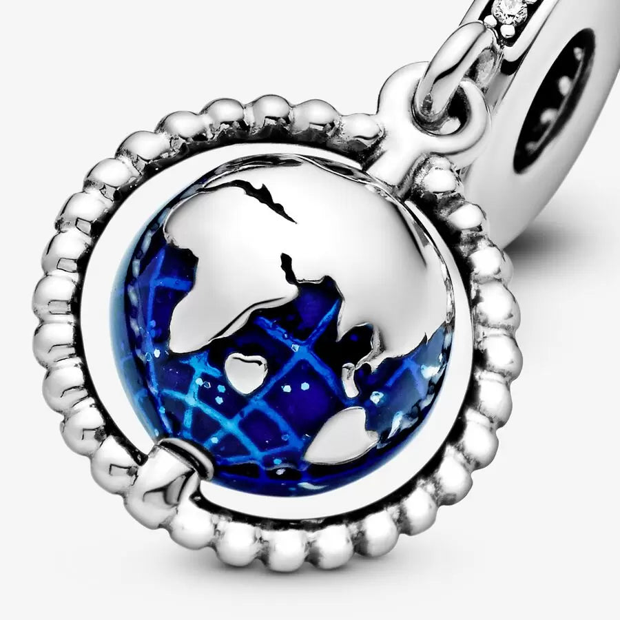Pendentif Globe Rotatif