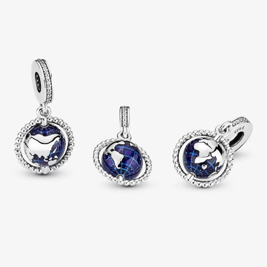 Pendentif Globe Rotatif