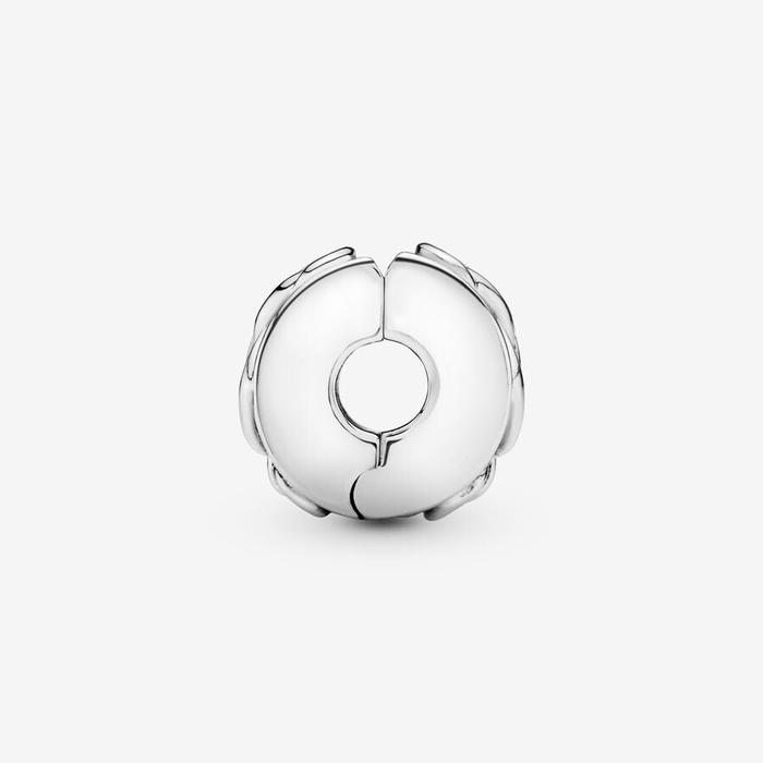 Charm Clip Cuori Intrecciati
