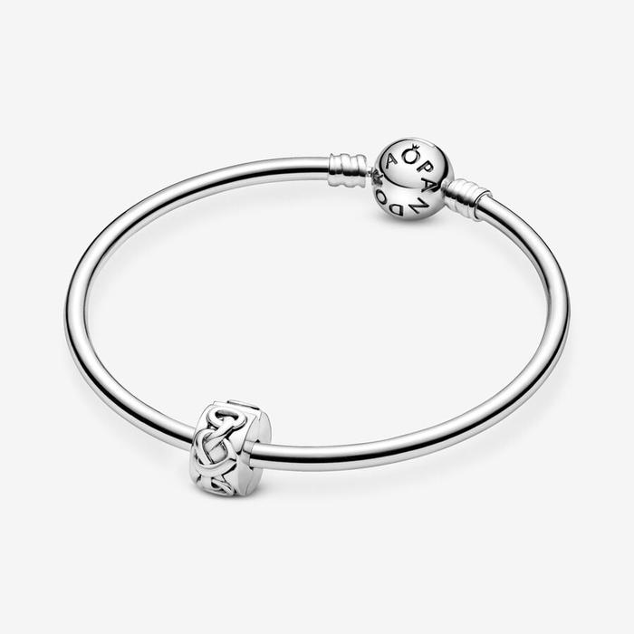 Charm Clip Cuori Intrecciati