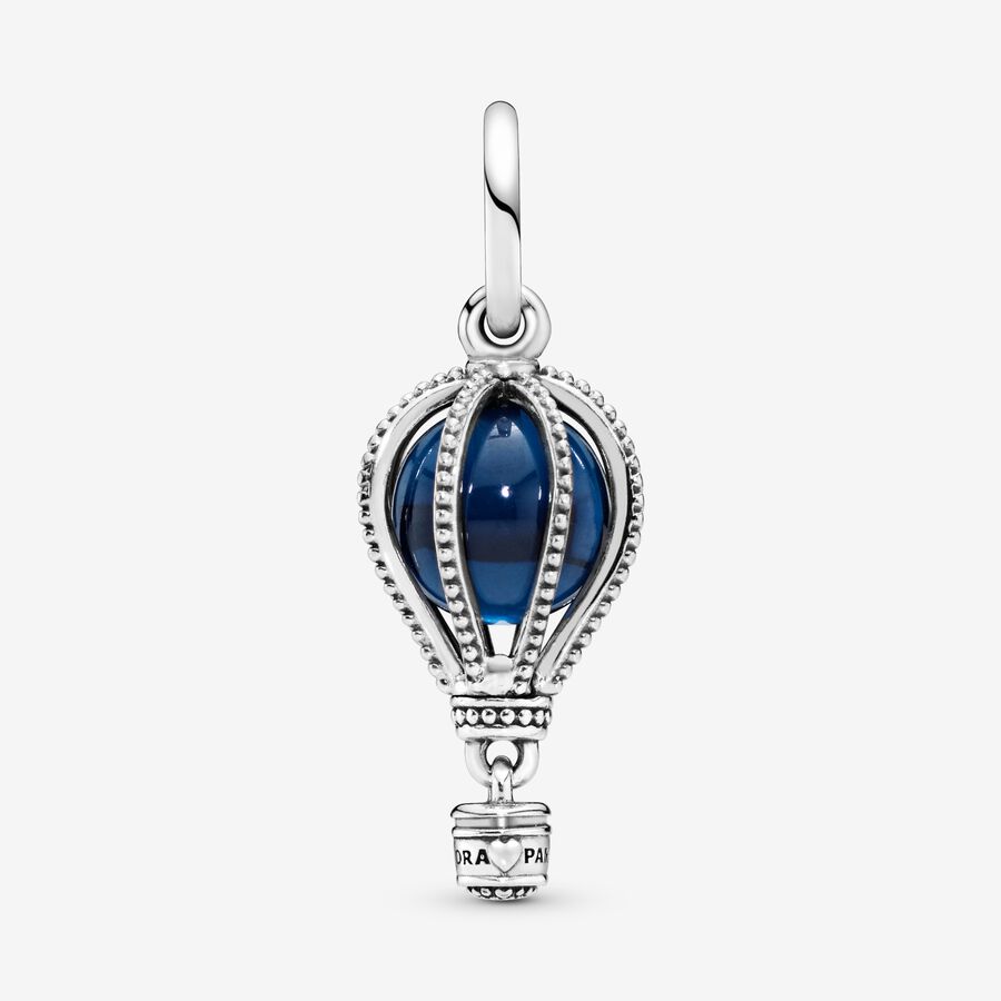 Charm Pendente Mongolfiera Blu