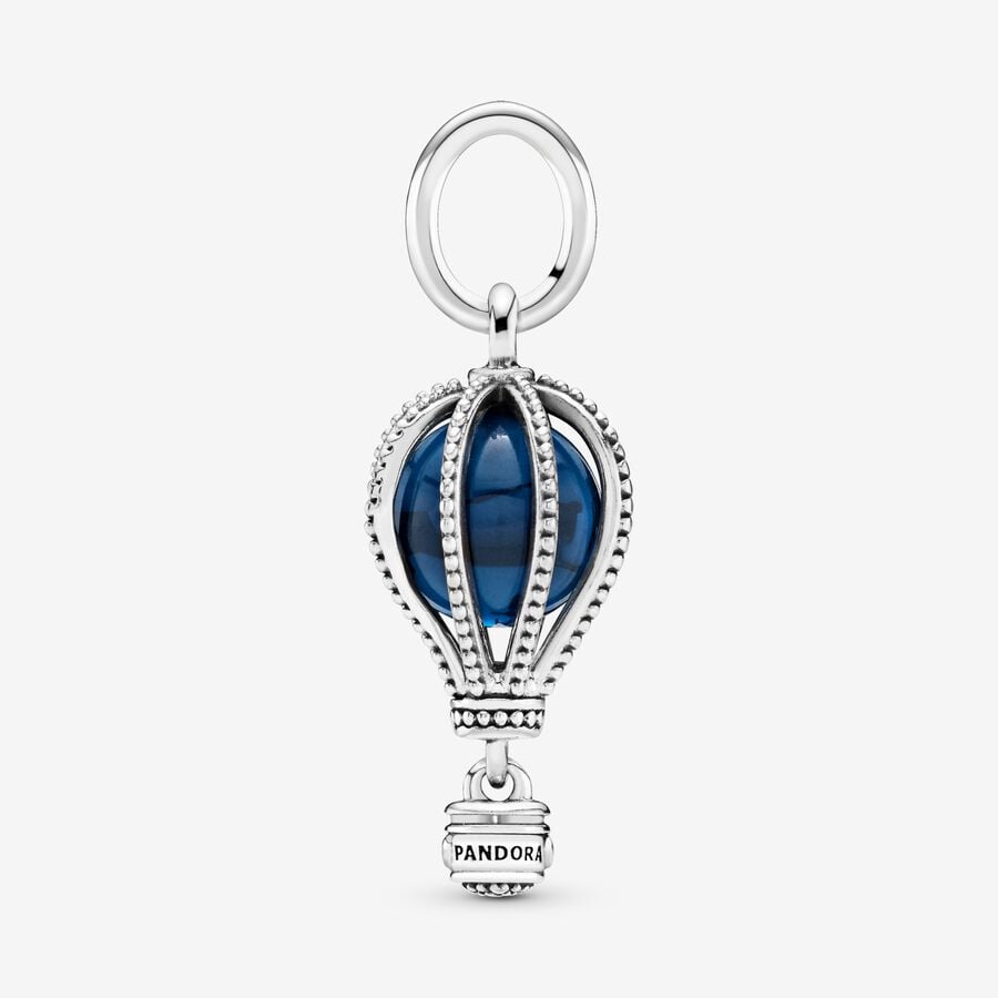 Charm Pendente Mongolfiera Blu