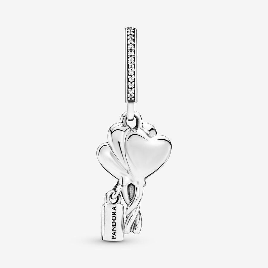 Pendentif breloque ballons d'anniversaire